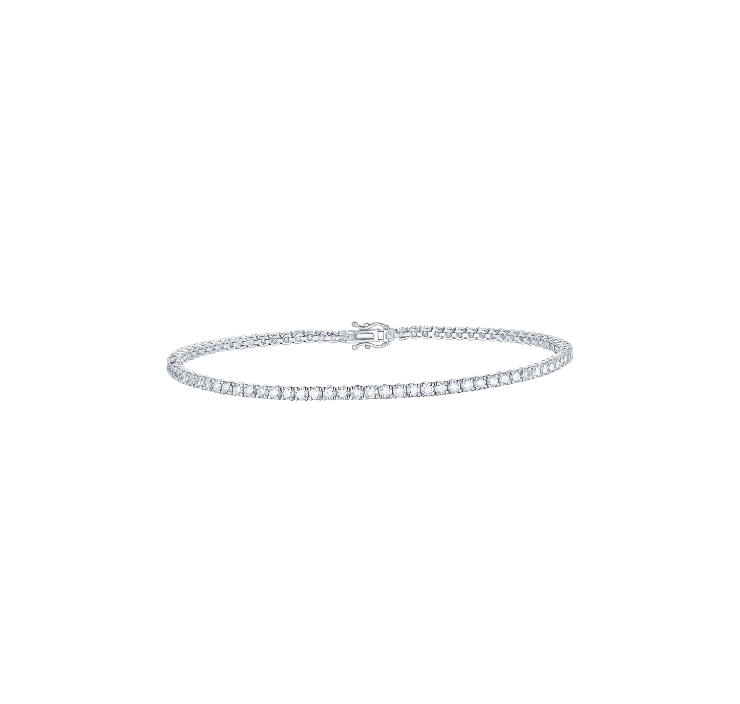 2 Carat Classic Tennis Bracelet - Lab Grown